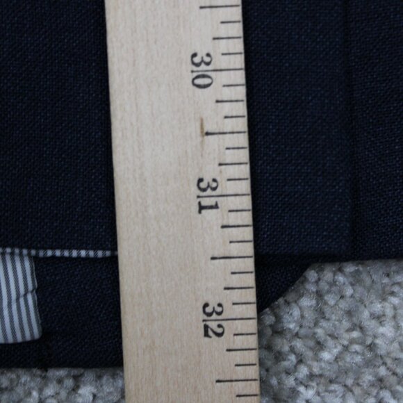 Jos. A. Bank 730 Burke Blazer Mens 46 L Blue Linen/Wool Blend Sports Jacket - Picture 13 of 13